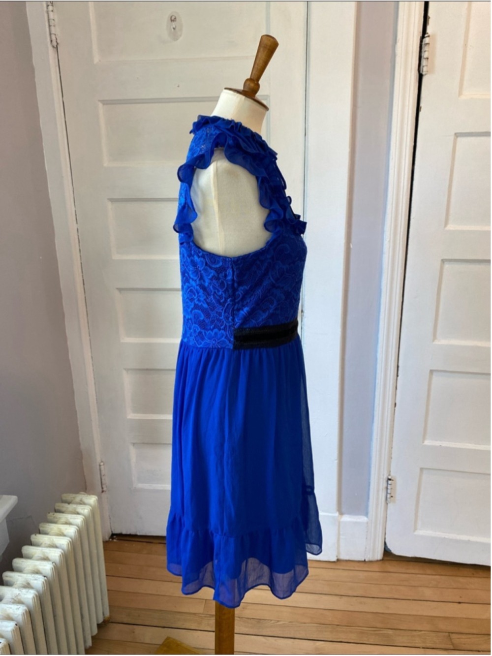 Disney Princess Snow White Royal Blue Lace Dress, Size XL - Picture 7 of 14